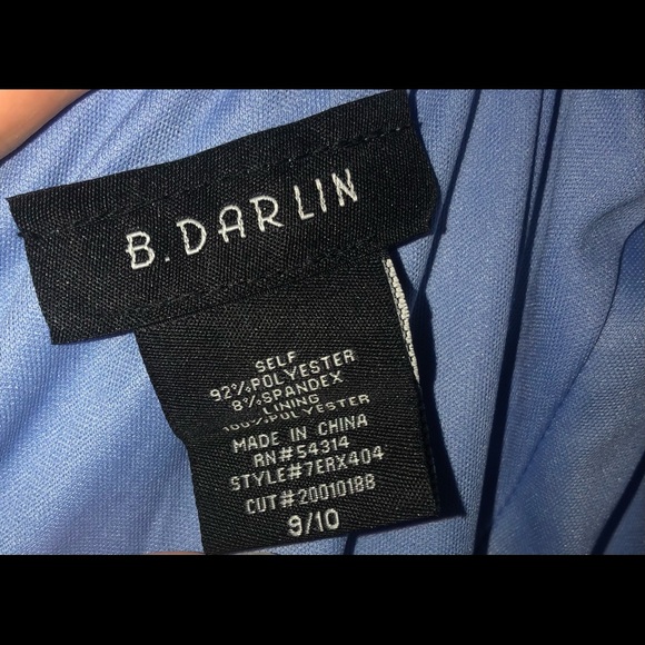 prom dress, worn once, built in padding, polyester/sequins! - Picture 2 of 3